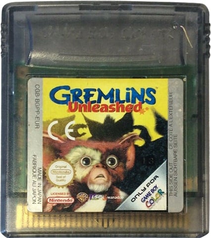 Jeu Gremlins Unleashed - Cartouche Game Boy Color - Version PAL - Très Bon état